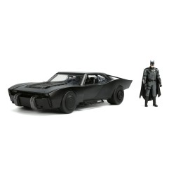 Batman - 2022 1/18 Hollywood Rides 2022 Batmobile métal avec figurine