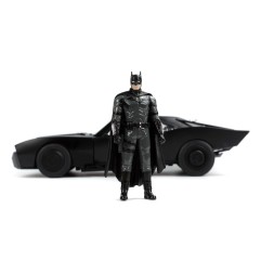 Batman - 2022 1/18 Hollywood Rides 2022 Batmobile métal avec figurine
