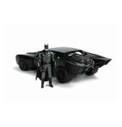 Batman 2022 Hollywood Rides - Réplique 1/18 Batmobile métal 2022  avec figurine Batman
