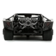 Batman Hollywood Rides 2022 - Réplique 1/24 Batmobil 2022 Black Chrome Convention Exclusive avec figurine Batman