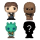 Star Wars - Pack 4 figurines Bitty POP! Vinyl Han Solo 2,5 cm