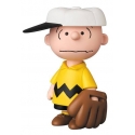 Snoopy - Mini figurine Medicom UDF Baseball Charlie Brown 9 cm