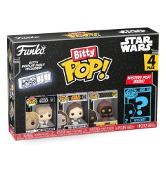 Star Wars - Pack 4 figurines Bitty POP! Vinyl Luke 2,5 cm