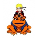 Naruto Shippuden - Lampe Naruto and Gamakishi 20 cm