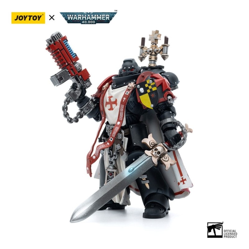 Warhammer 40k - Figurine 1/18 Black Templars Sword Brethren Brother Lombast 12 cm