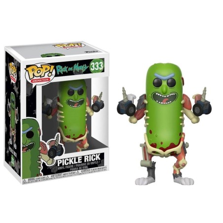 Rick et Morty - Figurine POP! Animation Vinyl Pickle Rick 9 cm