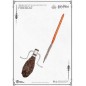 Harry Potter - Stylo à bille balai volant Firebolt 29 cm Harry Potter - Stylo à bille balai volant Firebolt 29 cm