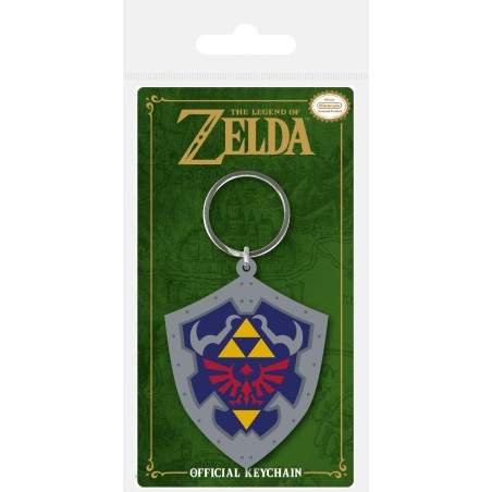 Legend of Zelda, The - Legend of Zelda porte-cles caoutchouc Hylian Shield 6 cm