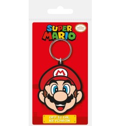 Super Mario - Porte-cles caoutchouc Mario 6 cm