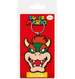 Super Mario - Porte-cles caoutchouc Bowser 6 cm