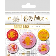 Harry Potter - Pack 5 badges Witty Witchcraft