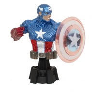 Marvel Comics - Buste 1/7 Captain America (Holo Shield) SDCC 2023 Exclusive 15 cm