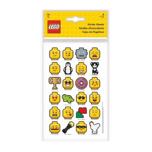Lego - Feuilles d'Autocollants LEGO Iconic
