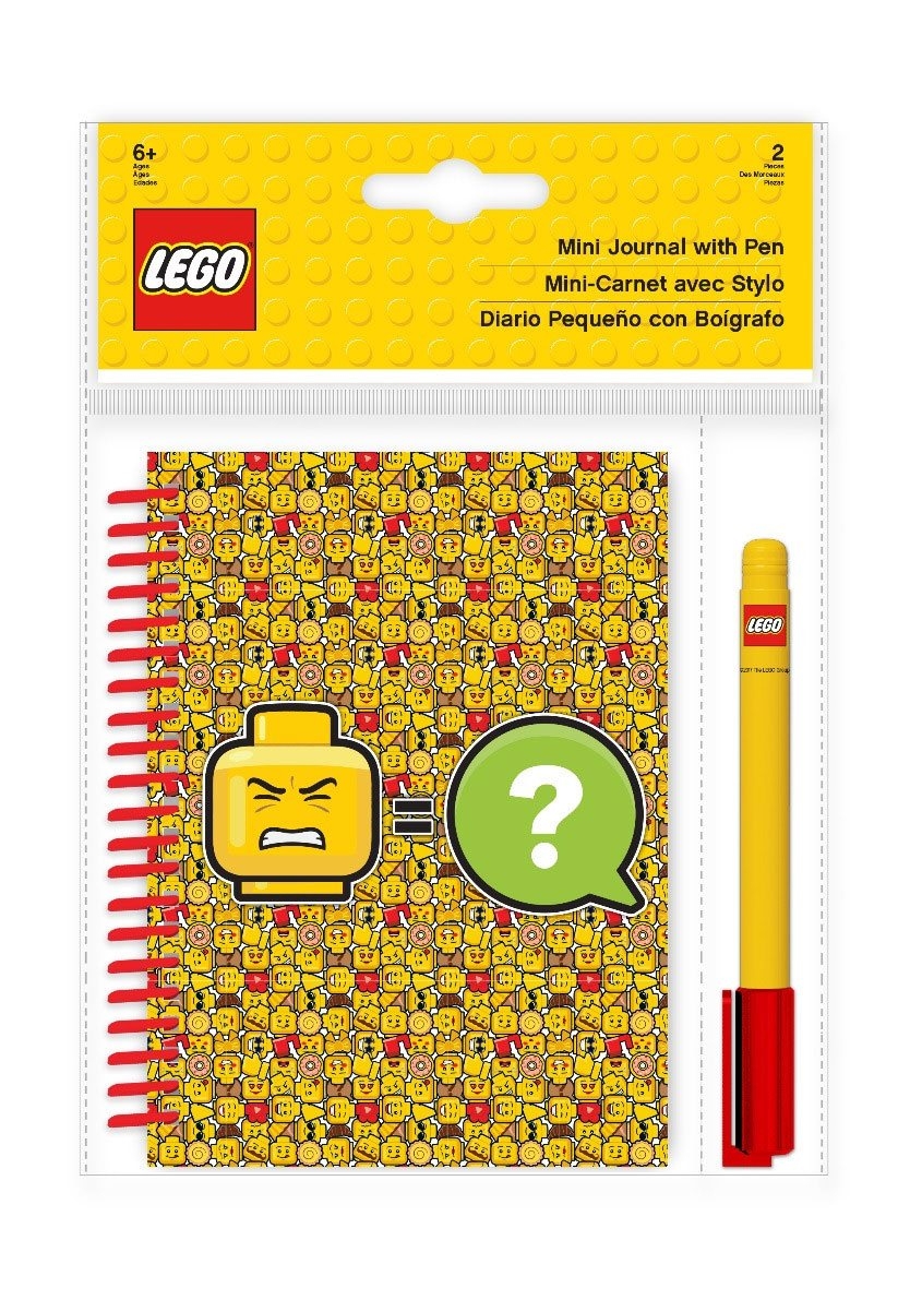 Lego - Mini-Carnet avec Stylo LEGO Iconic - Figurine-Discount