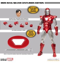 Marvel - Figurine 1/12 Iron Man (Silver Centurion Edition) 16 cm