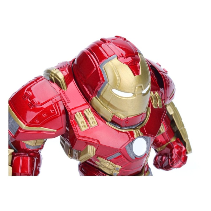 Bonecos de Metal Hulkbuster 16cm e Homem de Ferro 6cm - Jada Toys - Dtc