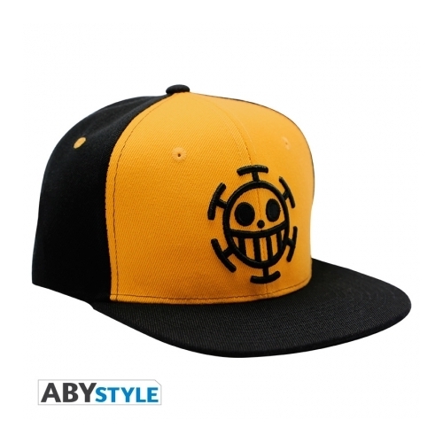 One Piece - Casquette snapback Noir & Jaune Trafalgar