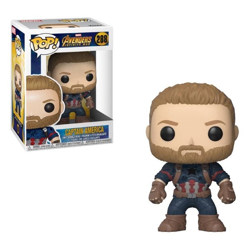 Avengers (Marvel) - Avengers Infinity War POP! Movies Vinyl figurine Captain America 9 cm