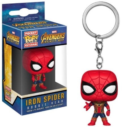 Avengers (Marvel) - Avengers Infinity War porte-cles Pocket POP! Vinyl Iron Spider 4 cm