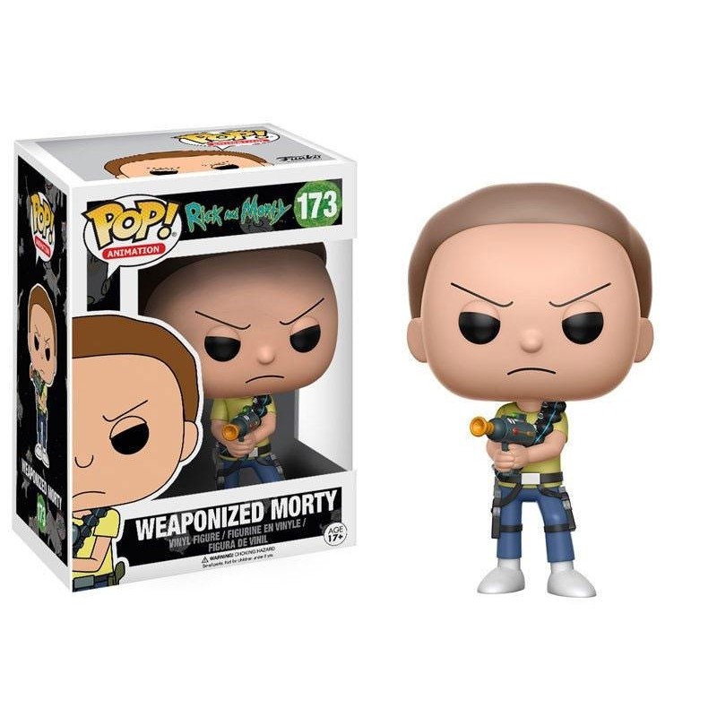 Rick et Morty - Figurine POP! Animation Vinyl Weaponized Morty 9 cm