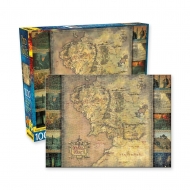 Le Seigneur des Anneaux - Puzzle Map (1000 pièces)