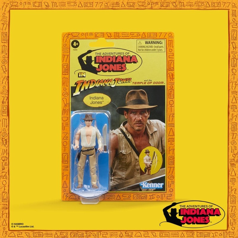 Hasbro Indiana Jones Et Le Temple Maudit, Figurine Adventure Series Demi Lune De 15 Cm Amz B0bcmgd7vy