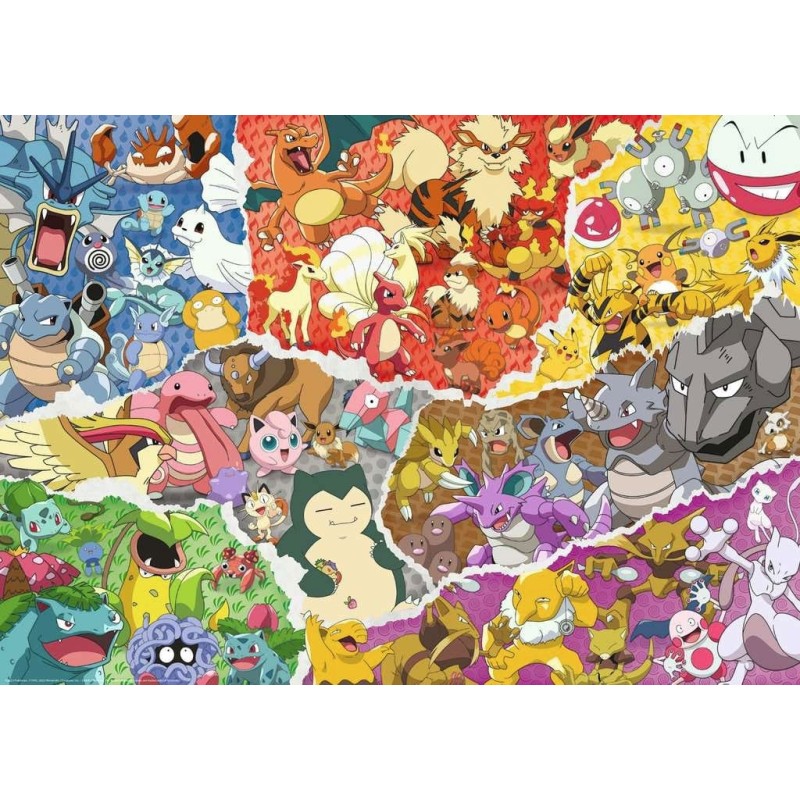 Pokémon - Puzzle  Adventure (1000 pièces)