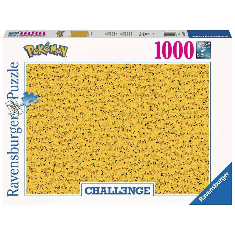 Pokémon - Challenge puzzle Pikachu (1000 pièces)