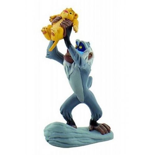 Le Roi Lion - Figurine Rafiki avec Simba 10 cm