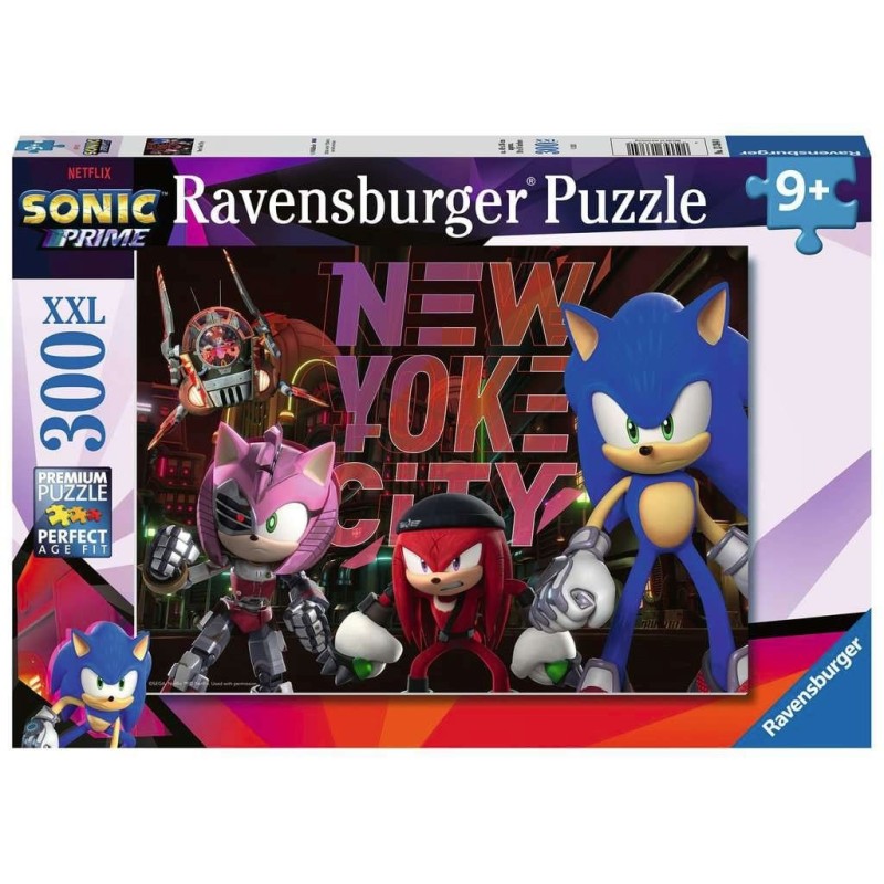 Disney - Sonic Prime puzzle pour enfants XXL New York City (300 pièces)