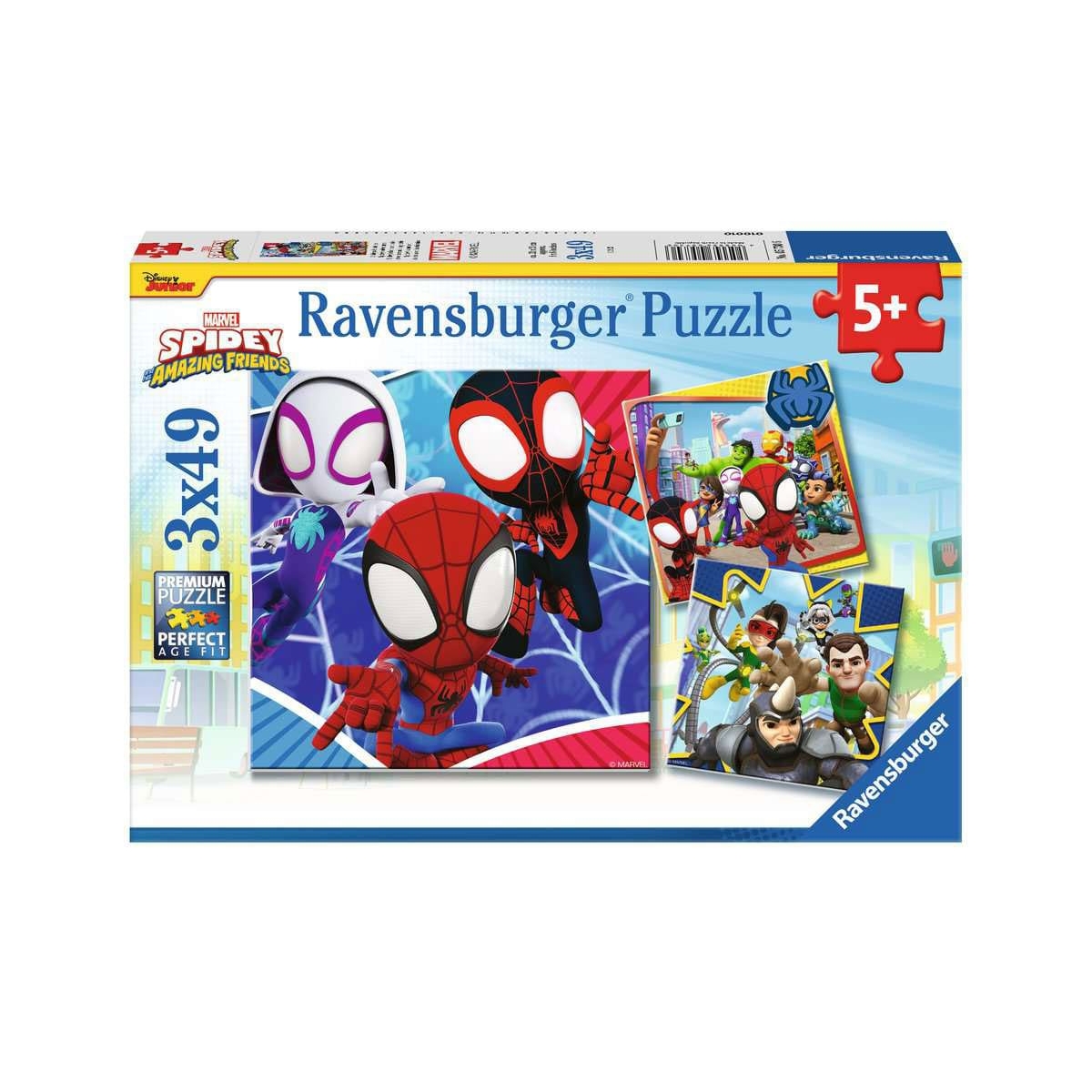 Puzzles Spider-Man 3x49 pièces - Ravensburger - Pour enfants dès 5 ans -  Cdiscount Jeux - Jouets