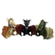 Game of Thrones - Set 3 peluches Dragons 2017 SDCC Convention Exclusive 13 cm