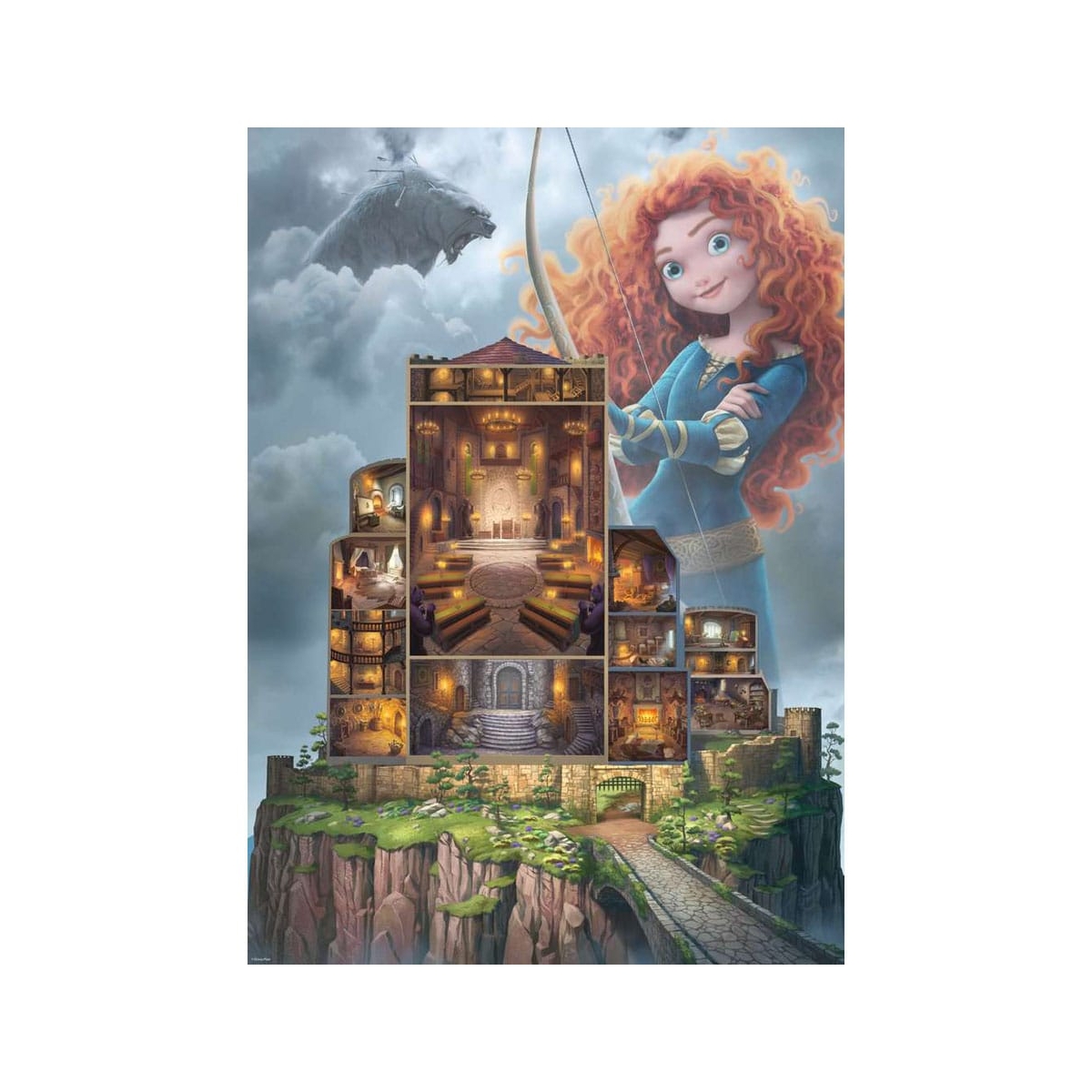 Disney Castle Collection Puzzle Mérida (1000 pièces) FigurineDiscount