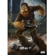 Star Wars - Poster en métal Chewbacca vs Stormtrooper 32 x 45 cm