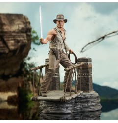 Indiana Jones et le Temple maudit - Statuette Deluxe Gallery Rope Bridge 28 cm