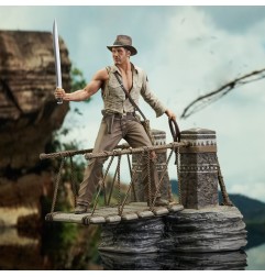 Indiana Jones - Et le Temple maudit Deluxe Gallery statuette PVC Rope Bridge 28 cm