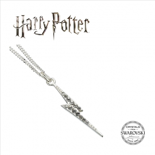 Harry Potter - Pendentif et collier X Swarovksi Lightning Bolt