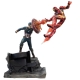 Captain America Civil War - Statuette Premium Motion Captain America vs Iron Man 43 cm