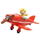 Le Petit Prince - Figurine Le Petit Prince dans son avion 7 cm