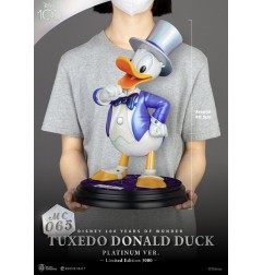 Disney - 100th statuette Master Craft Tuxedo Donald Duck (Platinum Ver.)