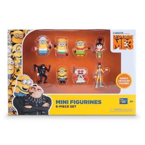 Moi, moche et méchant 3 - Pack 8 figurines 5 cm
