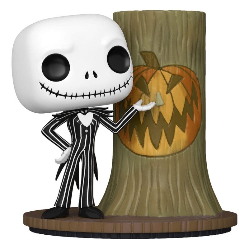 L'etrange Noël de Mr. Jack - L'étrange Noël de Mr. Jack 30th POP! Deluxe Vinyl figurine Jack w/H.Town Door 9 cm