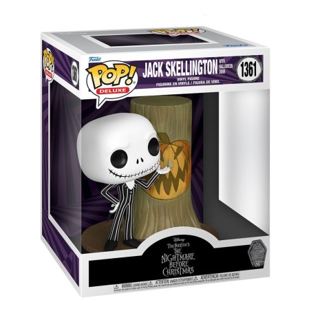 L'etrange Noël de Mr. Jack - L'étrange Noël de Mr. Jack 30th POP! Deluxe Vinyl figurine Jack w/H.Town Door 9 cm