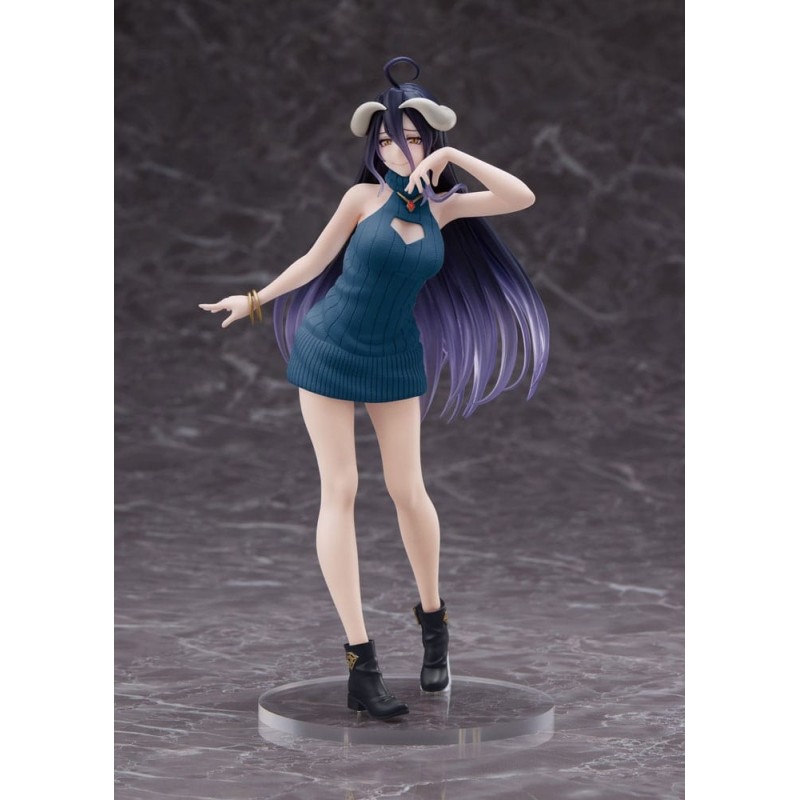 Original Character - Coreful statuette PVC Overlord IV AMP Albedo Knit Dress Ver. Renewal Edition