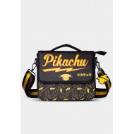 Pokémon - Sac à bandoulière en cuir PU portable Pikachu