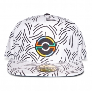 Pokémon - Casquette Snapback Pokeball blanc