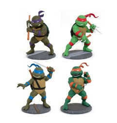 Tortues Ninja - Pack 4 figurines D-Formz SDCC 2023 Exclusive 5 cm
