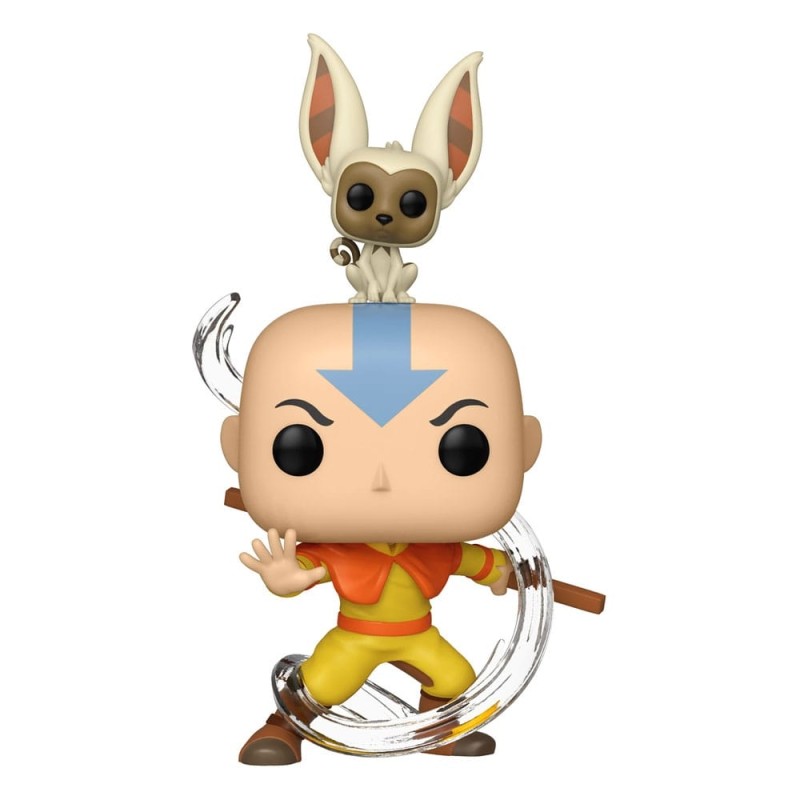 Avatar, le dernier maître de l'air - Figurine POP! Animation Vinyl Aang w/ Momo 9 cm