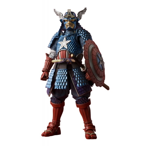 Marvel Comics - Figurine MMR Samurai Captain America Tamashii Web Exclusive 18 cm