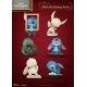 Lilo & Stitch - Pack 6 figurines Mini Egg Attack 8 cm Stitch Art Gallery Series